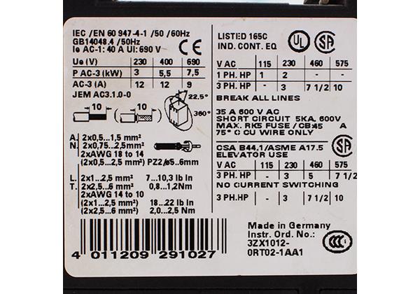 3RT1024-1AP00 Контактор Siemens / Сименс