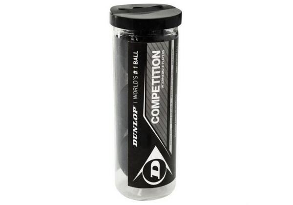 СКВОШ МЯЧИ Dunlop (Competition) (Single Yellow Dot) (3-Ball) Squash TUBE