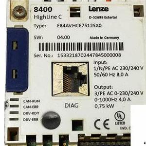 E84AVHCE7512SX0 LENZE