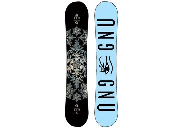 СНОУБОРД ЖЕНСКИЙ GNU Asym Ladies Choice C2X Snowboard - Women's 2022