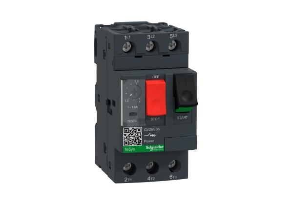 GV2ME06 (GV2ME06C) Автоматический выключатель защиты двигателя серии TeSys GV2 Schneider Electric