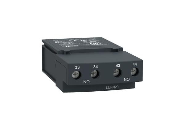 LUFN20 Модуль дополнительных контактов с 2 нормально открытыми (НО) контактами Schneider Electric
