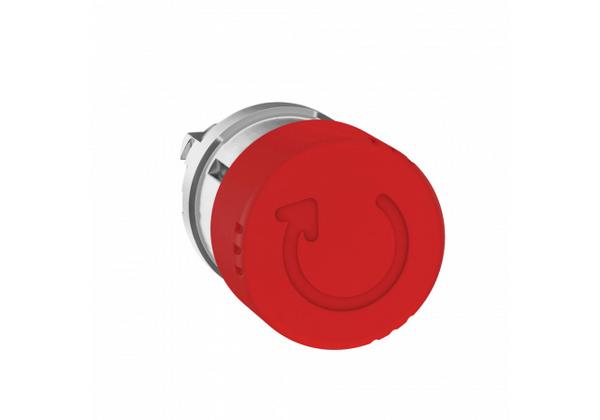 SE XB4 Кнопка аварийного останова 22мм, красная с поворотом, Schneider Electric / Шнейдер Электрик, ZB4BS834