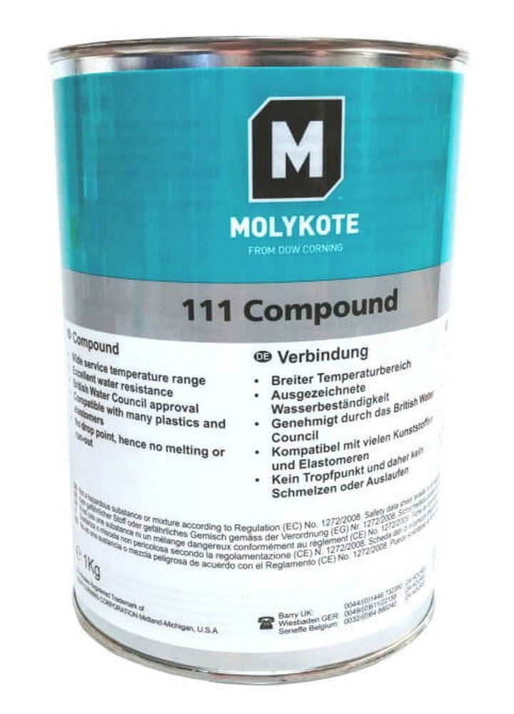 КОМПАУНД МОРОЗО-,ТЕРМО-, ХИМ- СТОЙКИЙ Molykote 111 Compound (1 кг)